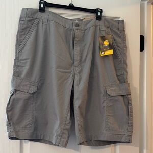 NWT Carhartt Men's Force Broxton Charcoal Cargo Shorts